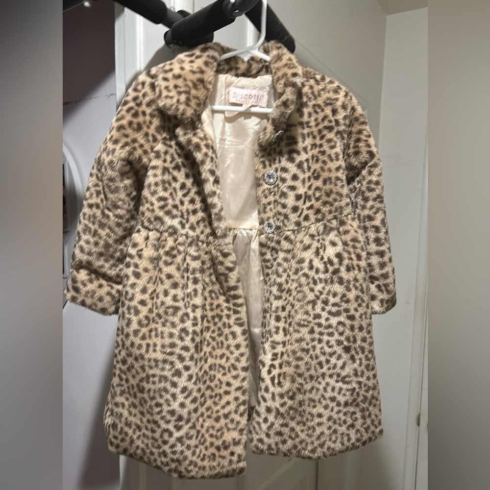 Leopard Print Kids Coat